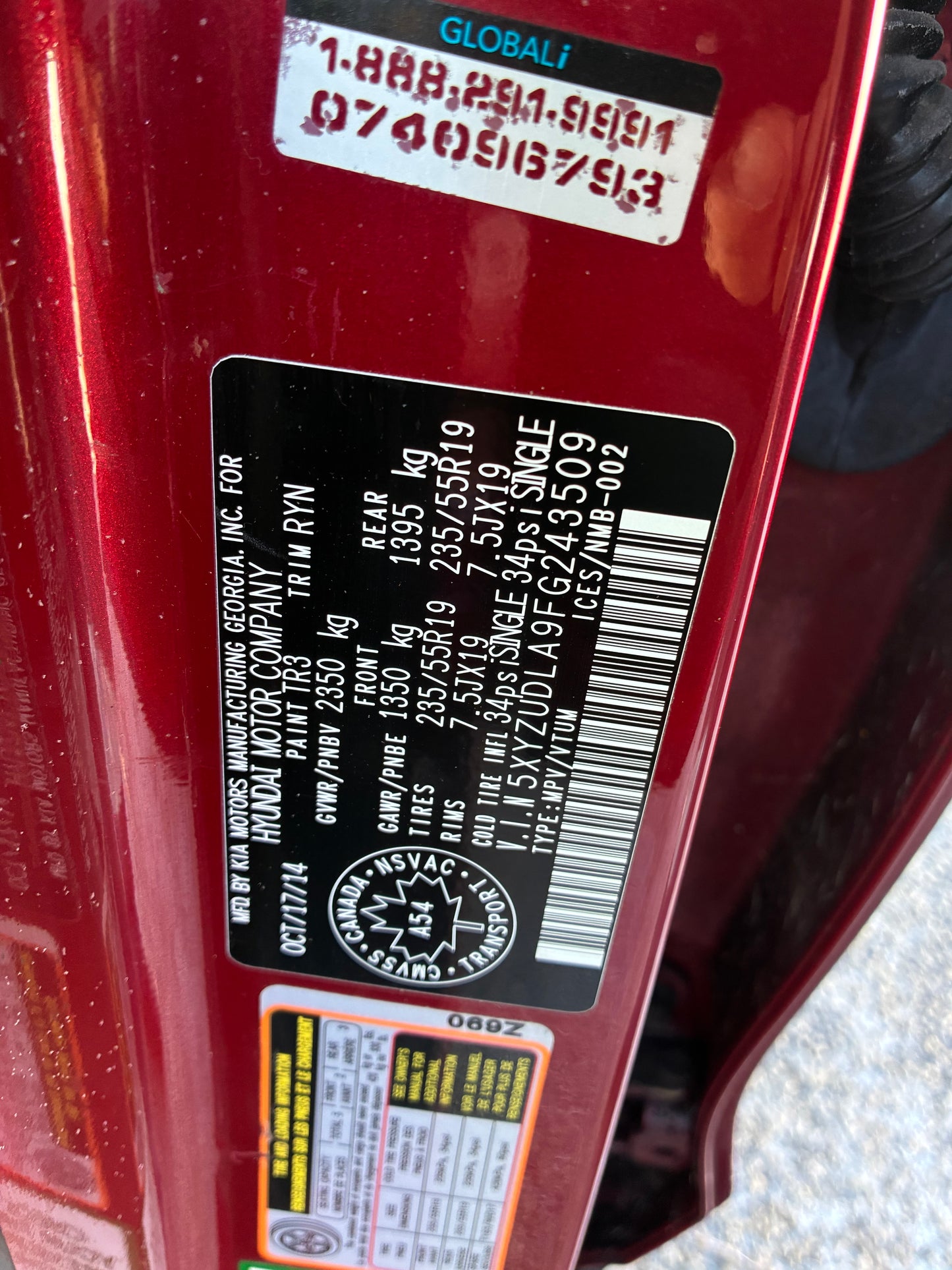 HYUNDAI SANTAFE 2015